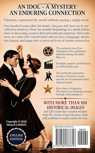 Back cover of The Eyes of Valentino by Manuel Garber